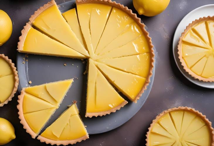 Luscious Lemon Tart Slices with Tangy Citrus Flavor