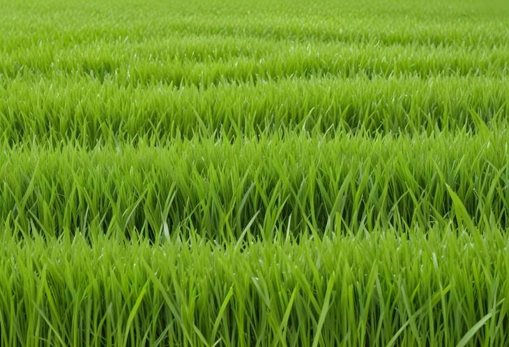 Lush Green Grass Isolated on White Background Ideal for Natural Themes and Design Projects