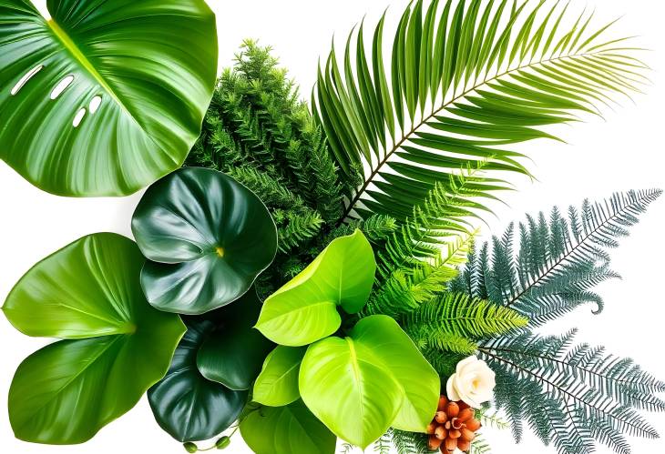 Lush Tropical Plants A Green Paradise