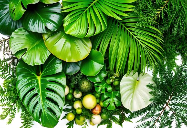 Lush Tropical Plants A Green Paradise