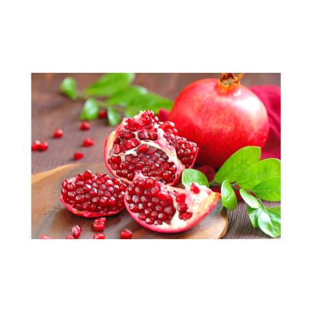 Macro Collection of Pomegranate Seeds Isolated with Full Depth and True Photo Quality