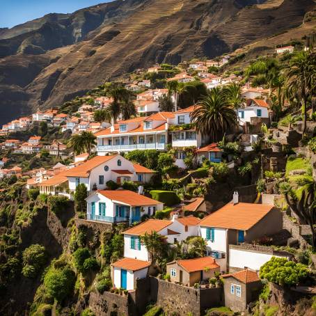 Madeira Historic Charm Traditional Houses Under the Sunny Portuguese Sky