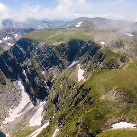 Magnificent Sunrise Over Seven Rila Lakes in Bulgaria