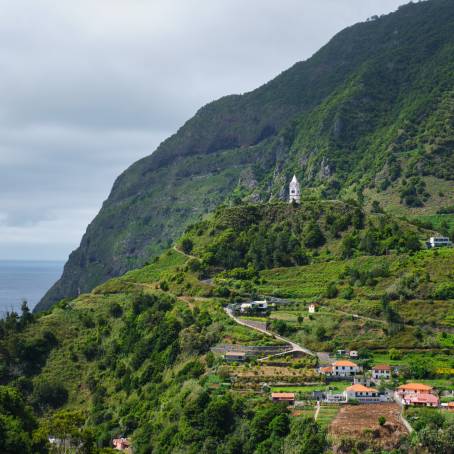 Magnificent Views from Lombo do Mouro Road Overlook, Madeira, Portugal