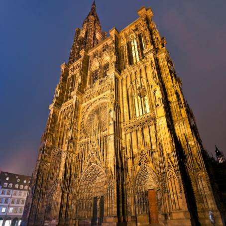 Main Entrance of Strasbourg Cathedral, Alsace