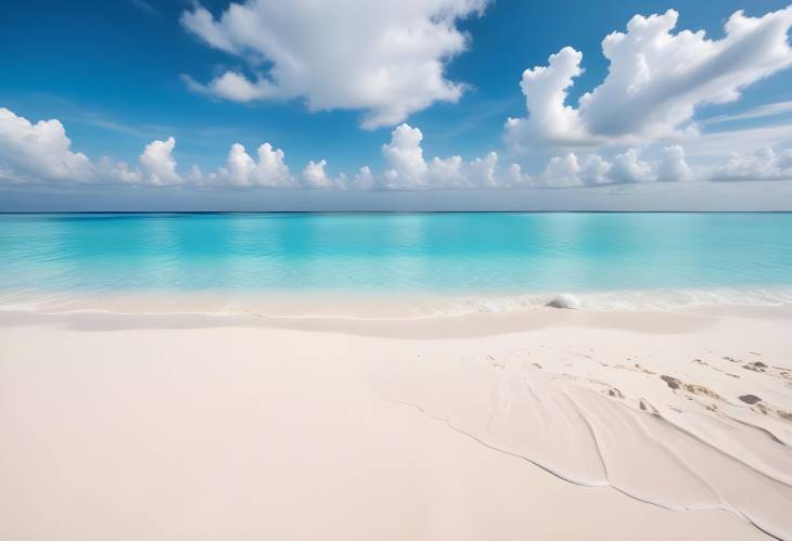 Maldives Island Beauty White Sand Beach and Turquoise Ocean