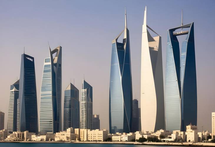 Manama World Trade Center A Key Feature of Bahrain Skyline