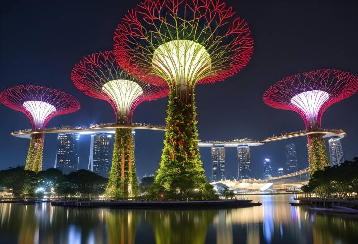 Marina Bay Super Tree An Architectural Gem and Tourist Attraction in Singapore