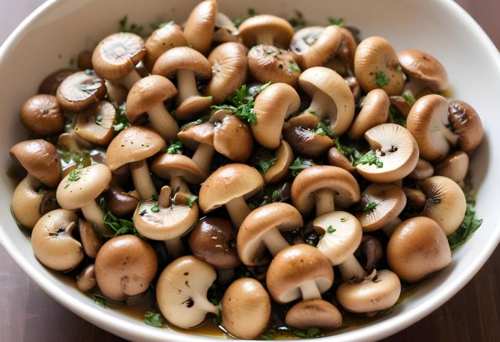 Marinated Mushrooms Flavorful Herb Infused Mushrooms with a Zesty Vinaigrette