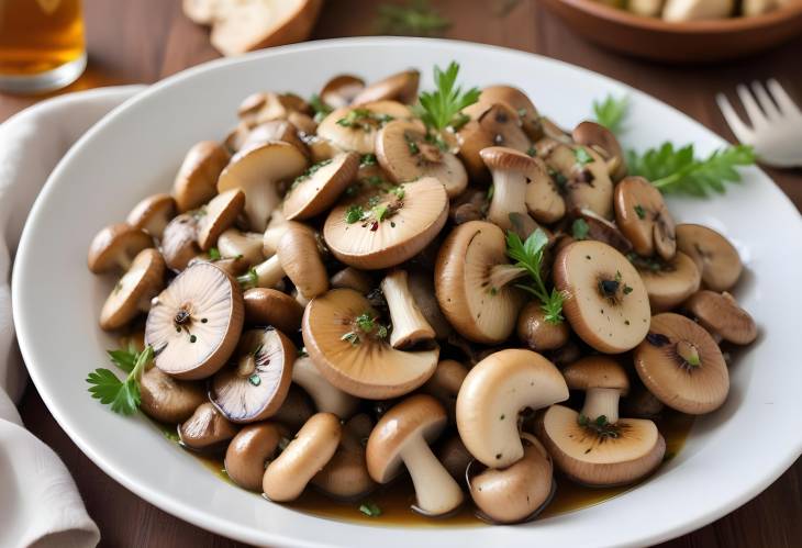 Marinated Mushrooms Savory Mushrooms with Herb Infused Tangy Vinaigrette