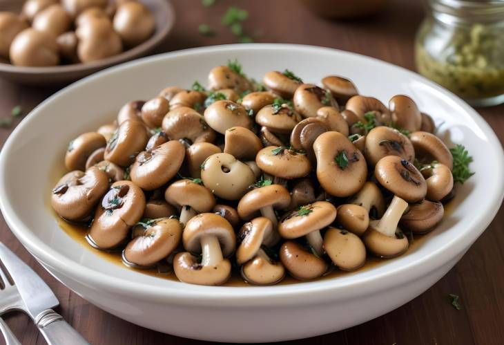 Marinated Mushrooms Tangy Herb Infused Mushrooms Perfect for Any Occasion