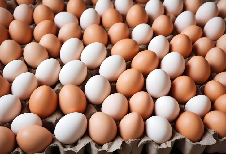 Market Background with Fresh Eggs for Sale  Farm Fresh Eggs Arranged for Easy Shopping