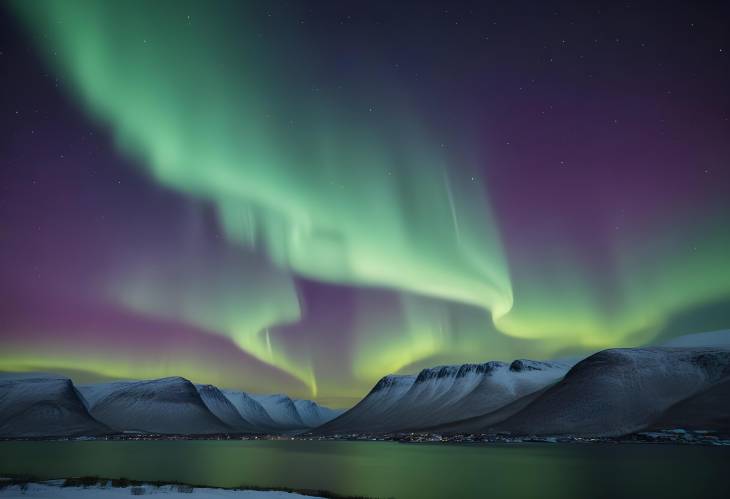 Marvel at the Aurora Borealis Northern Lights Dance Over Tromso, Norway