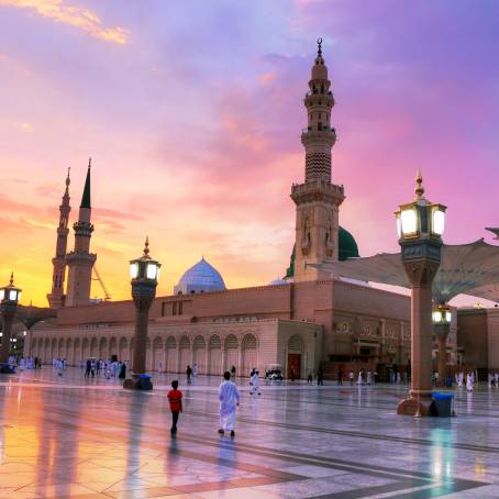 Masjid Nabawi Green Dome and Prophet Muhammad Tomb