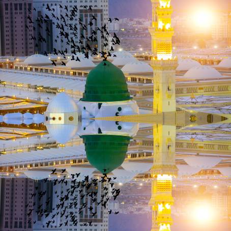 Masjid Nabawi Green Dome and Prophet Tomb, Madinah