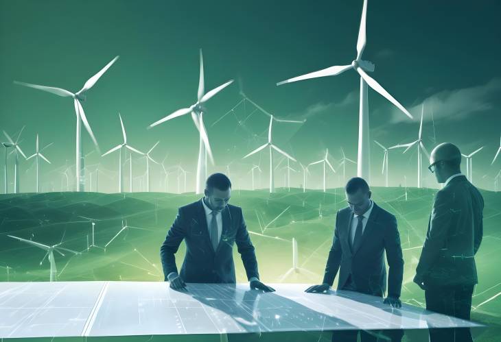 Merging Business Insights with Wind Turbine Technology A Double Exposure of Renewable Energy