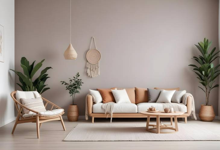 Minimalist and Boho Scandinavian Home Elegant Furniture and Staging for a Modern Design