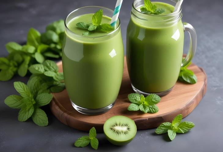 Mint Green Smoothie A Refreshing and Nutritious Drink for a Healthier You