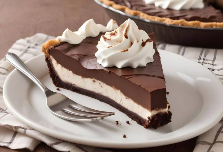 Mississippi Mud Pie  Crumbly Chocolate Dessert with Dense Filling