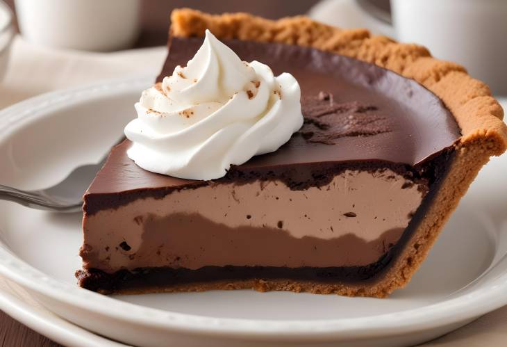 Mississippi Mud Pie  Deliciously Rich Chocolate with Crumbly Crust and Dense Filling