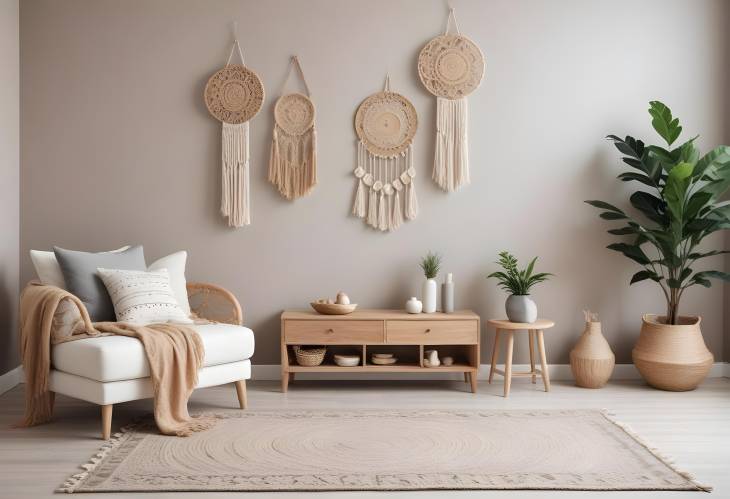 Modern Boho Scandinavian Interior Minimalist Furniture and Home Staging for a Chic Look