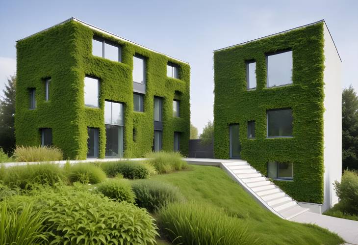 Modern Houses Featuring Green Plant Walls Cutting Edge Eco Architecture Design