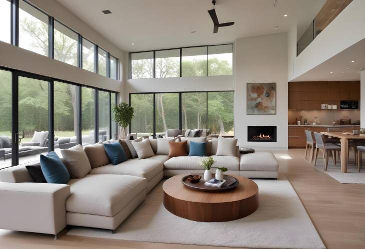 Modern Living Room Elegance Stylish Furniture and Chic Decor in Contemporary Homes