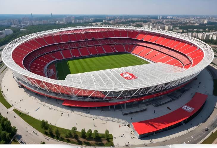 Moscow, Russia  May 30, 2018 Spartak Stadium or Otkritie Arena Before 2018 FIFA World Cup Opening