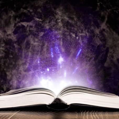 Mystical Enchanted Book of Magic Spells and Ancient Secrets