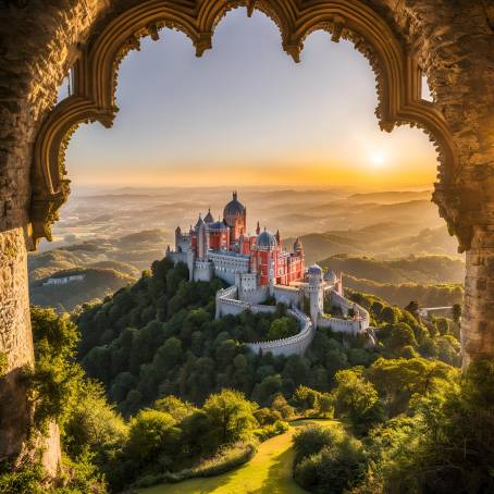 National Palace of Pena near Sintra, Portugal