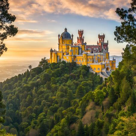 National Palace of Pena Sintras Architectural Gem in Portugal