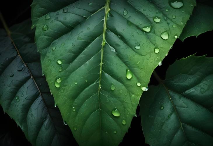 Natural Background of Green Leaves