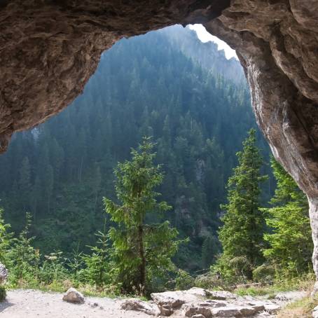 Natural Formations Inside Jaskinia Mylna Cave, Tatra Mountains