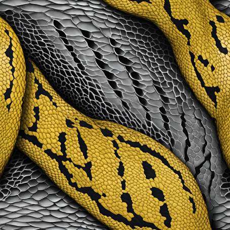 Natural reticulated python skin highlighting vibrant scale details