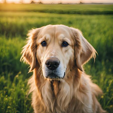 Nature Smile Golden Retriever Close Up