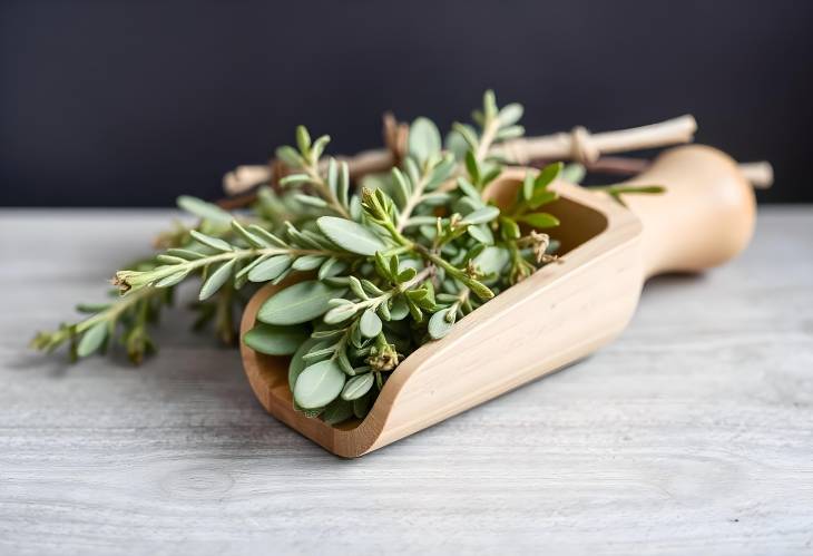 Natures Bounty Dried Sage and Green Twigs Arrangement