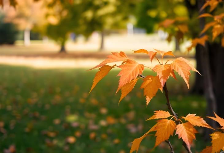 Natures Palette Orange Leaves and Autumn