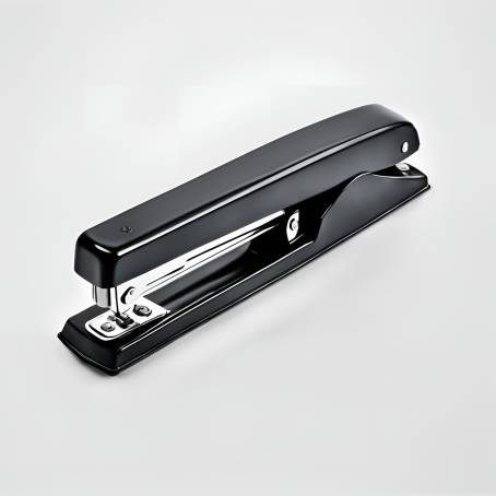 Office Stapler Isolated with White Backdrop Simple and Functional