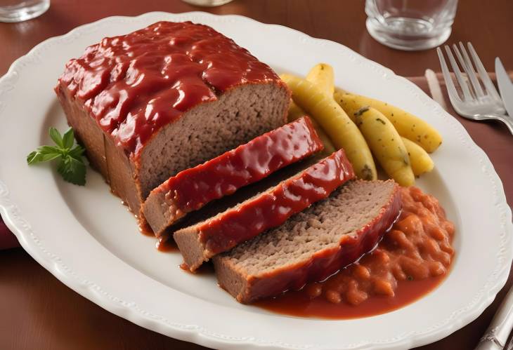 Old Naples Meat Loaf Classic Dish with Rich Authentic Spices and Flavors