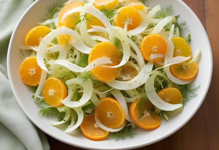 Orange and Fennel Salad Refreshing Citrus Delight with Oranges and Crisp Fennel