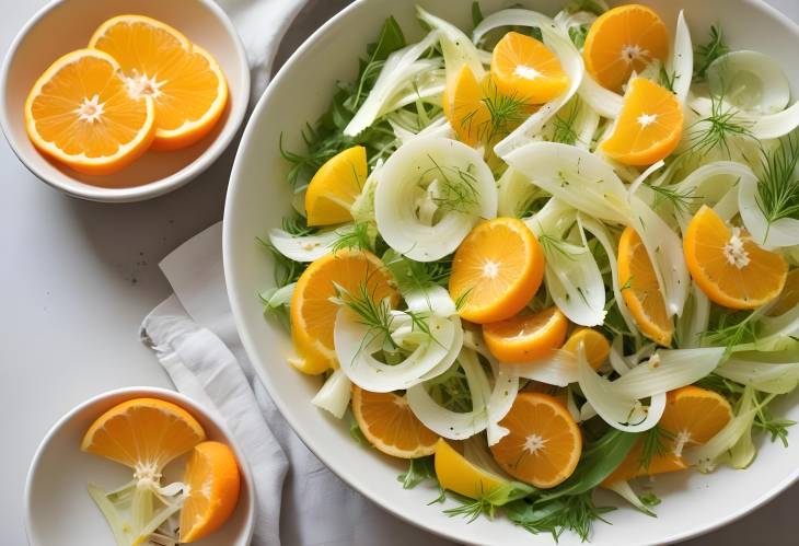 Orange and Fennel Salad Refreshing Citrus Salad with Bright Oranges and Crisp Fennel