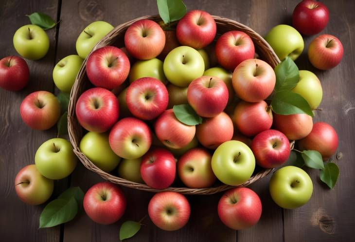 Organic Ripe Apples Fresh, Healthy, and Full of Flavor