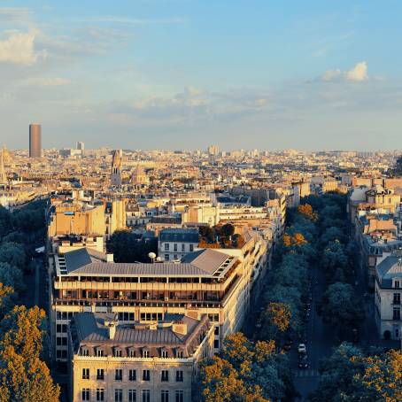 Paris Rooftop Escape A Sunset Above the City