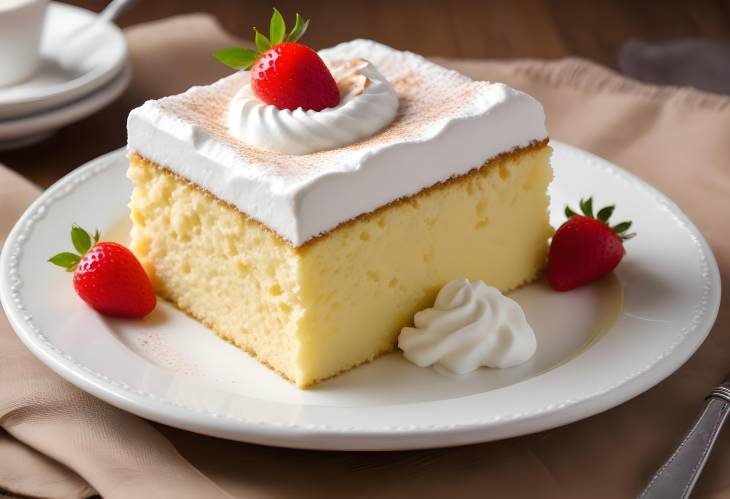 Pastel de Tres Leches Recipe Creamy Sponge Cake with Evaporated, Condensed, and Heavy Cream