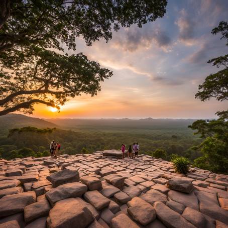 Phu Hin Rong Klas Stone Courtyard A Sunset Experience in Thailand