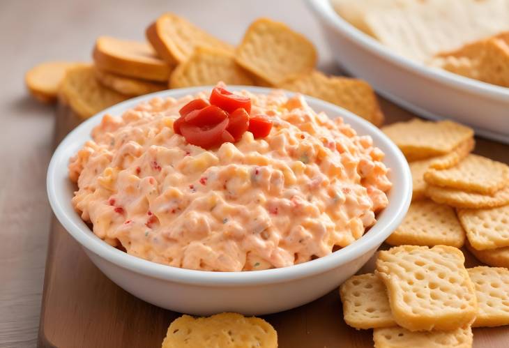 Pimento Cheese Magic Creamy Southern Spread with Cheese, Pimentos, and Mayo