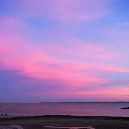 Pink Skies and Calm Waters at Cummock Water