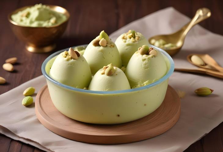 Pista Kulfi Magic Rich Pistachio Flavored Frozen Dessert, Perfect for a Sweet Treat