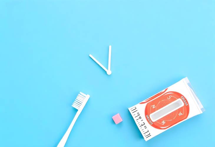 Playful Toothbrushes and Chewing Gum Time to Brush Your Teeth