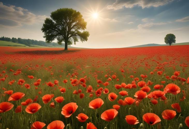 Poppy Fields and Summer Landscapes A Natural Wonderland